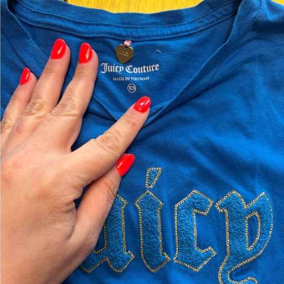 Juicy Couture Blue Women's Top - Picture 2 of 3